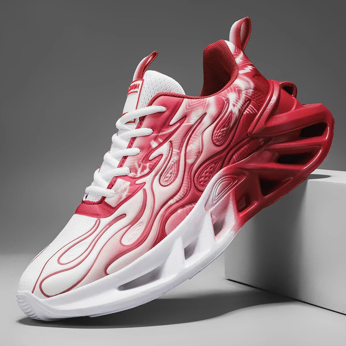 New women's running shoes, mesh breathable running shoes, casual sports shoes, soft soled blade shock-absorbing shoes