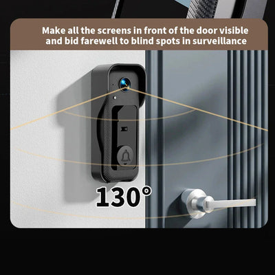 4.3’’video Doorbell 2.4G 130° Security Camera Door and Screen Intercom Door Bell IR Night Vision Wireless Doorbells Home Safety
