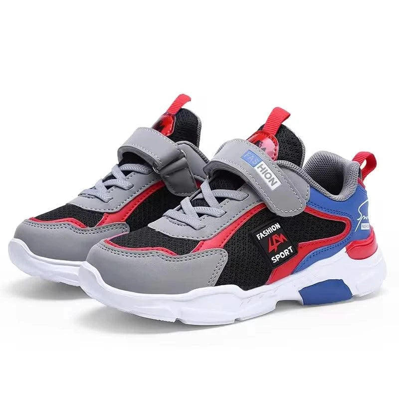 Kids' Sneakers Children Casual Sports Shoes for Boys Breathable Summer Mesh Kids Hook&Loop Students Girls School Running Shoes