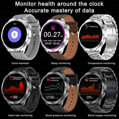 Smart Watch 1.85" BIG AMOLED Screen NFC GPS Tracker IP68 Watch 4 BT5.3 Call Health Smartwatches Custom Dial Series GT Upgraded
