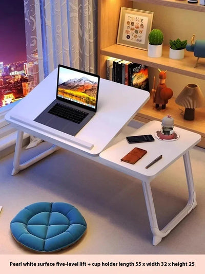 60cm Gaming Desk Home Folding Laptop Desk For Breakfast Bed Tray Height And Inclination Adjustable Folding Desk Tables Table
