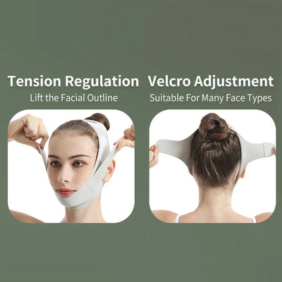 Women Face Slimming Bandage V Line Face Shaper Chin Cheek Lift Up Belt Anti Wrinkle Band Facial Massager Beauty Skin Care Tools