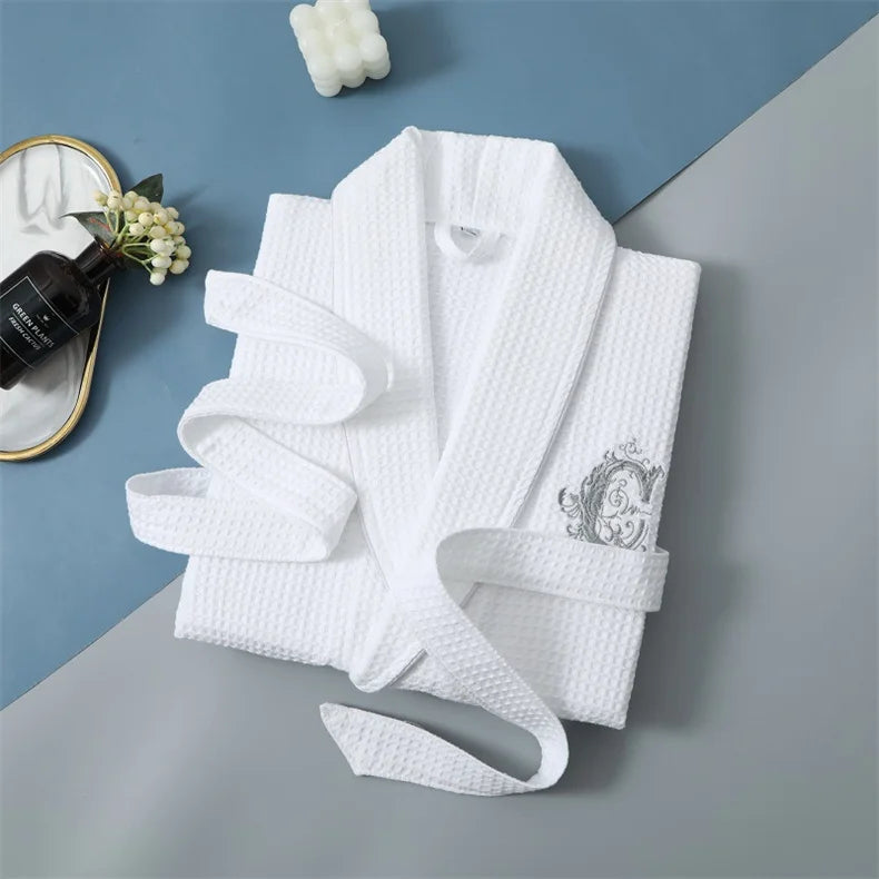 Top Quality Autumn Winter Bathrobes Couple Towel Terry Cotton Robe Men's