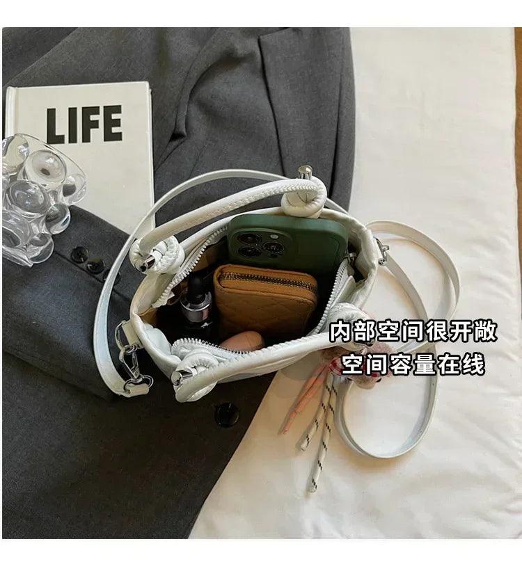 2025 unique women’s handbag designer shoulder purse minimalist bucket & square bag versatile crossbody for work
