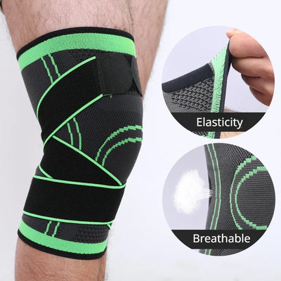 Men Women Sports Knee Support Compression Sleeves Joint Pain Arthritis Relief Running Fitness Elastic Wrap Brace Knee Pads