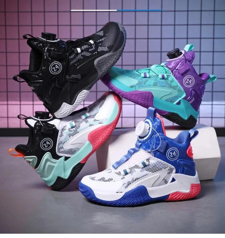 2025 New Children's Basketball Sports Shoes for Boys High Quality Running Kids Shoes Child Sneakers Non-Slip School Shoes - Elanique