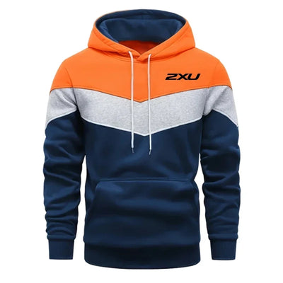 Men Sweatshirts Hot Sales Jogging for Versatile Hoodies Outdoors Sweatpants Drawstring High Quality Casual Daily Tricolor Sports