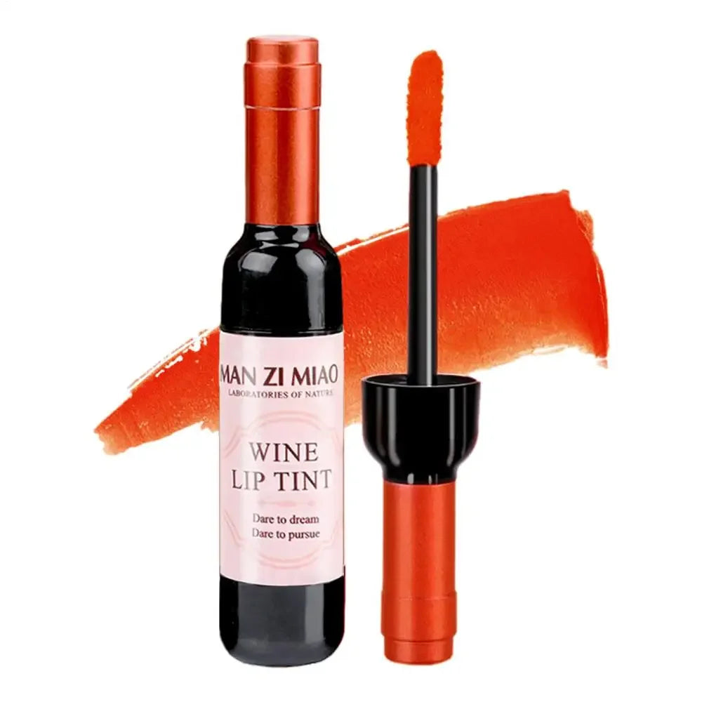 Wine Bottle Lip Stains Kit Wine Bottle Lip Gloss Set 6 Colors Wine Lip Stain Mini Matte Wine Bottles Lip Sticks Tint