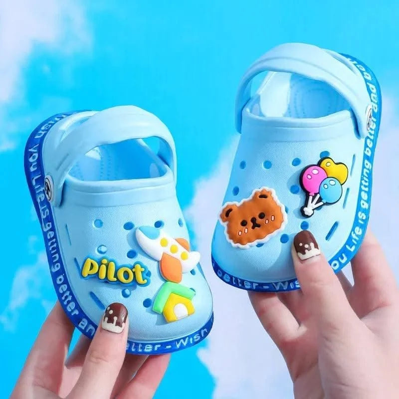Soft Anti-Skid Cartoon Design Hole Sandals |Children's Shoes | Summer Wear For Boys Girls | Kids Shoes/Slippers | Baby Shoes