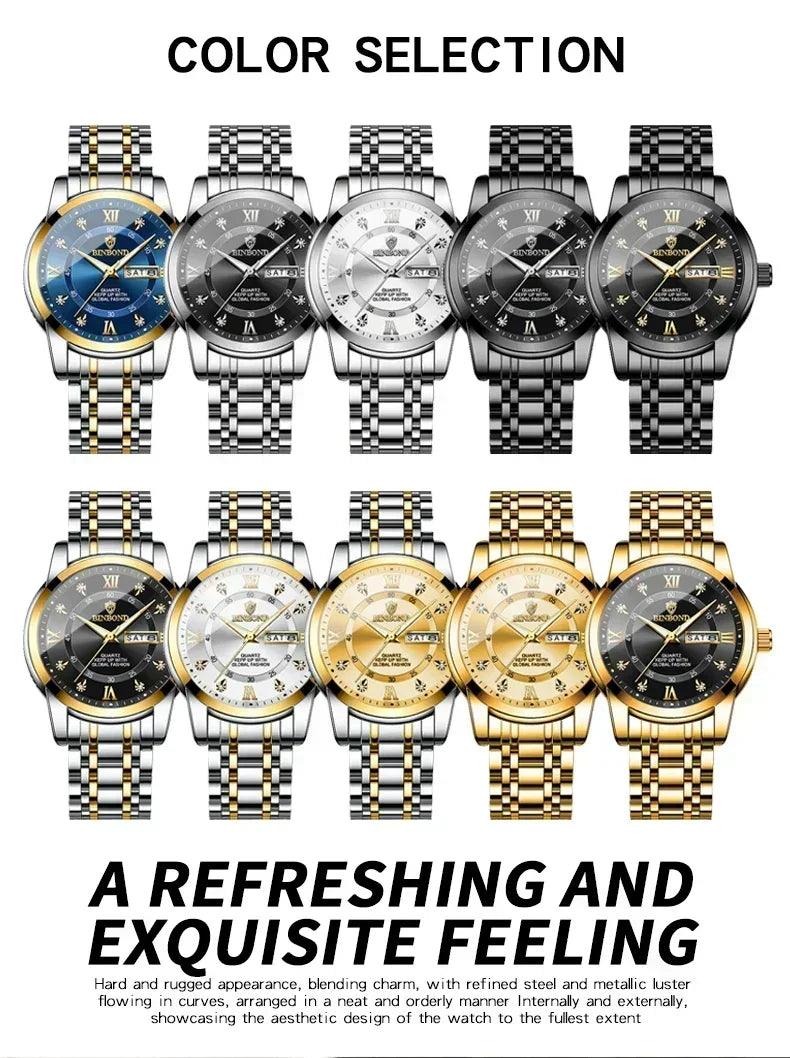 2025 top brand luxury fashion diver watch men 30atm waterproof date clock sport watches mens quartz wristwatch relogio