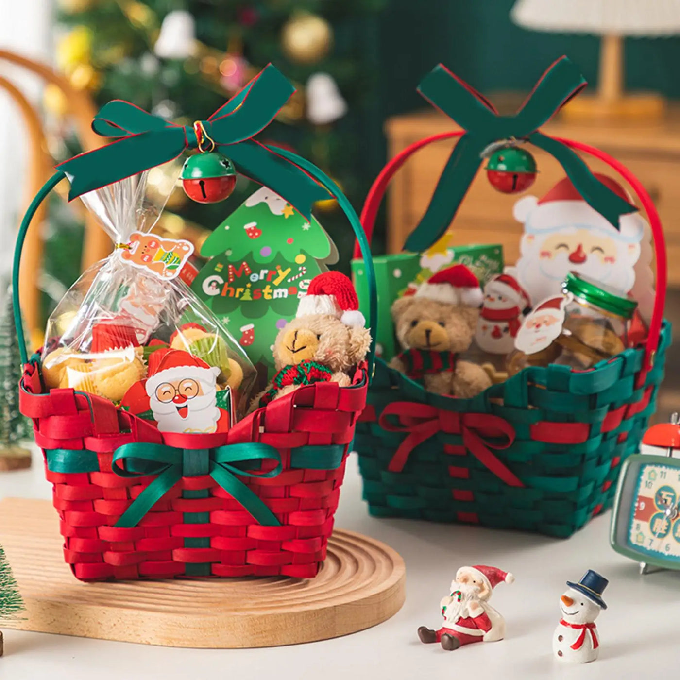 Christmas Gift Box Gift Gift Basketball Skin Candy Basketball Christmas Packaging Box Wrapping Basket Party Favor Red Basket