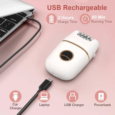 Electric Shaver for Woman Female Razor Women Body Epilator Bikini Trimmer Painless Hair Removal for Whole Body Arm Legs Underarm