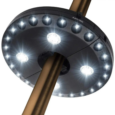 28 Led Patio Umbrella Light for Parasol Beach Umbrella 3 Brightness Modes for Garden Camping Tents Indoor Outdoor Lighting
