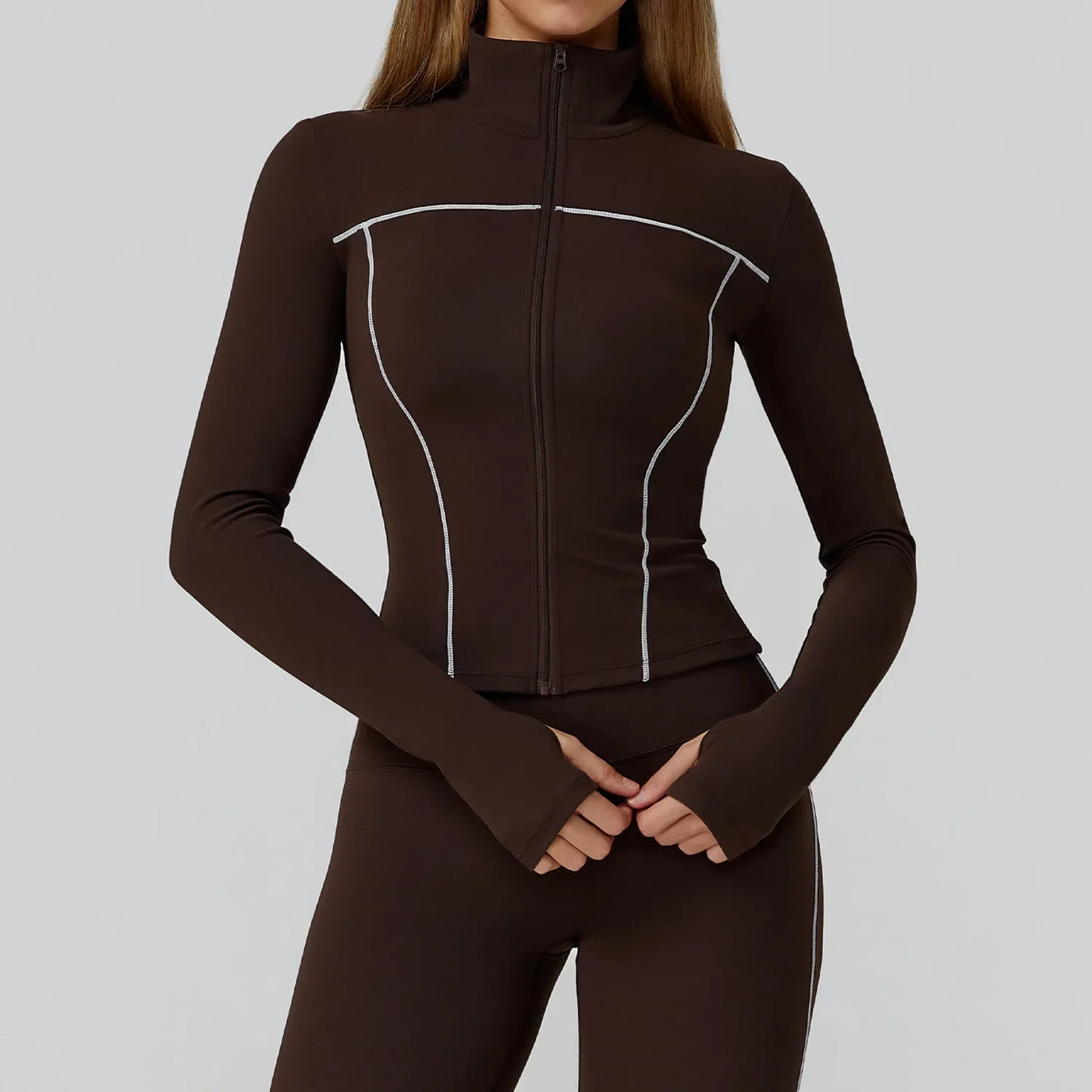 Sports Jack ets for Women Zipper Workout Activewear