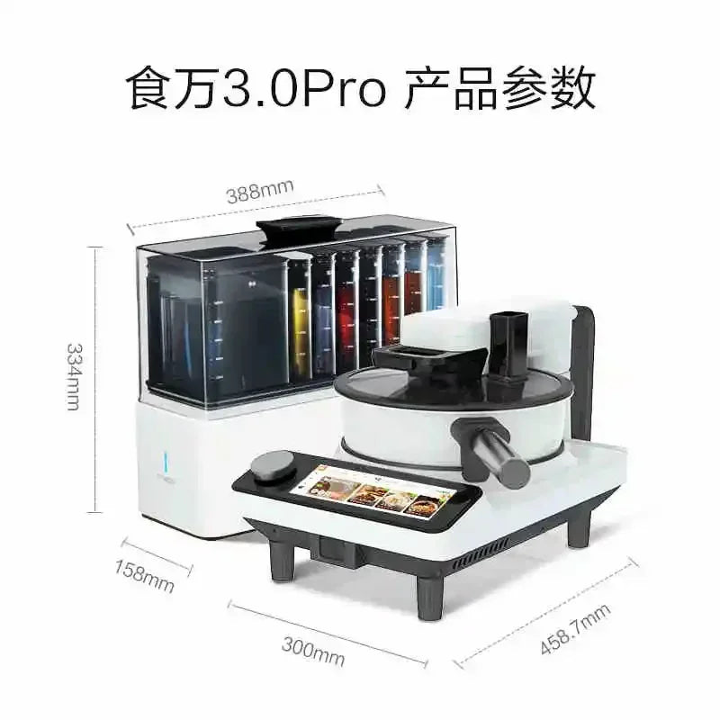 220V Kitchen Robot Machine Intelligent Food Processor Household Automatic Stir Fry Cooking Robot robot de cocina inteligente