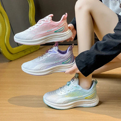 Women Shoes Breathable All-match Mesh Shoes Casual Sports Trendy Shoes Female Wear-resistant Running Shoes for Women