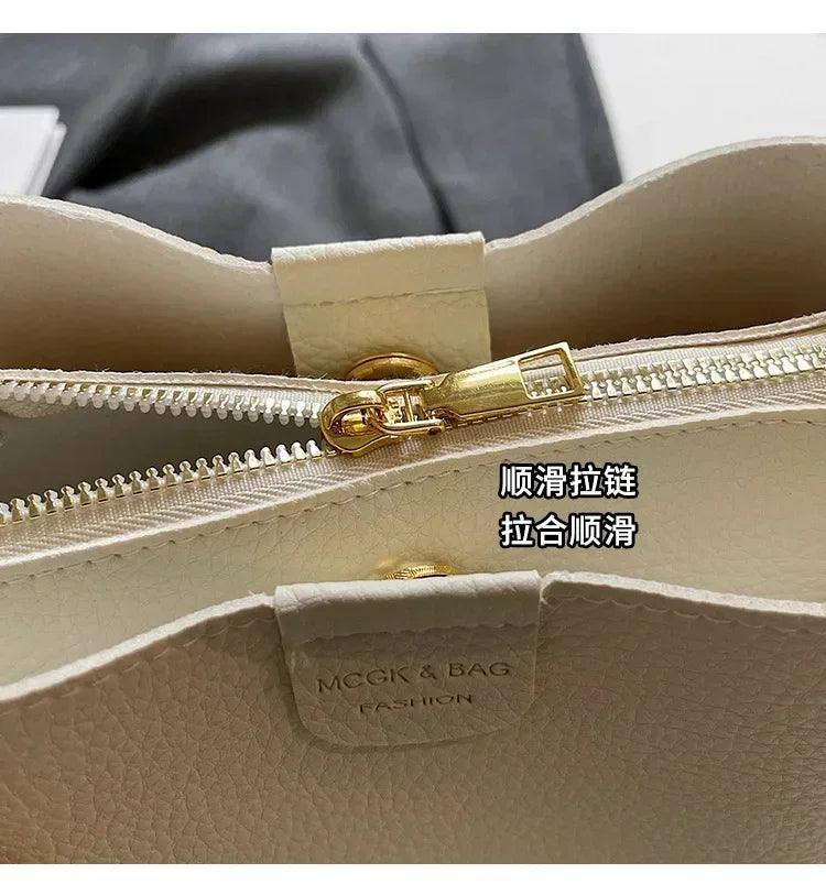 2025 new women’s handbag trendy bucket bag luxury stylish shoulder crossbody purse versatile casual tote designer ladies