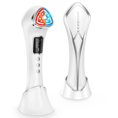 Microcurrent Facial Device 5-in-1 Facial Massager Red Light Therapy Beauty Device for Face and Neck Skin Rejuvenation Lifting