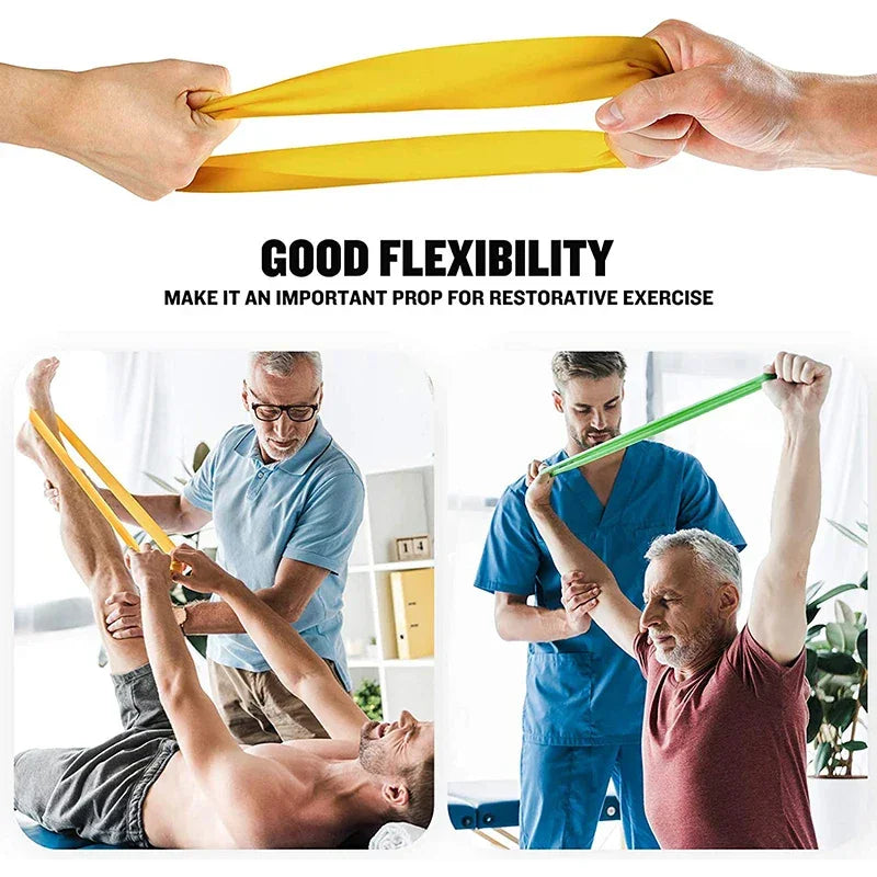 Resistance Bands Exercise Workout Bands Stretch Bands for Booty Legs Pilates Flexbands Pull Rope Yoga Gym Equipment for Home