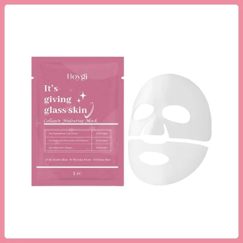 Deep Collagen Mask Facial Shrink Pores Moisturizing Overnight Mask Anti-Wrinkle Hydrating Refreshing Brightening Face Skin Care