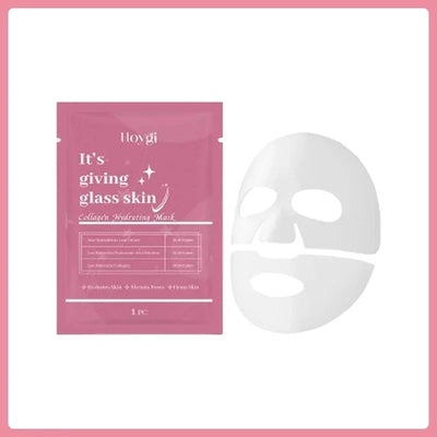 Deep Collagen Mask Facial Shrink Pores Moisturizing Overnight Mask Anti-Wrinkle Hydrating Refreshing Brightening Face Skin Care