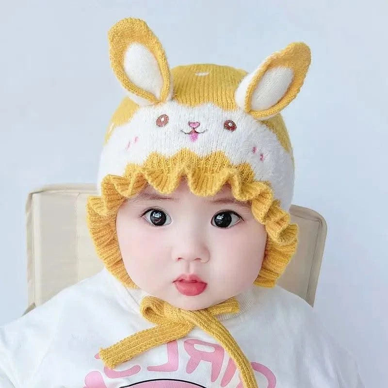 Cosy Bonnet Rabbit Baby Hat With Ears  |Winter | New-born, Boys, Girls,  Infant, Toddler Cap |Beanies Soft Ear Protection