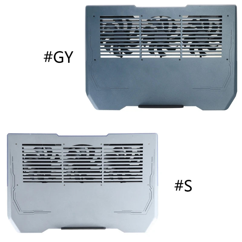 Aluminum LED Gaming Laptop Cooling Pad Laptop Cooling Stand External Cooling Fan Cooling Laptop with USB/USB C Port