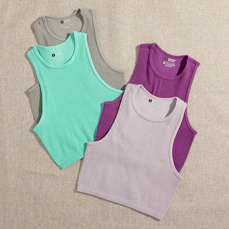 Women Solid Tank Tops Female