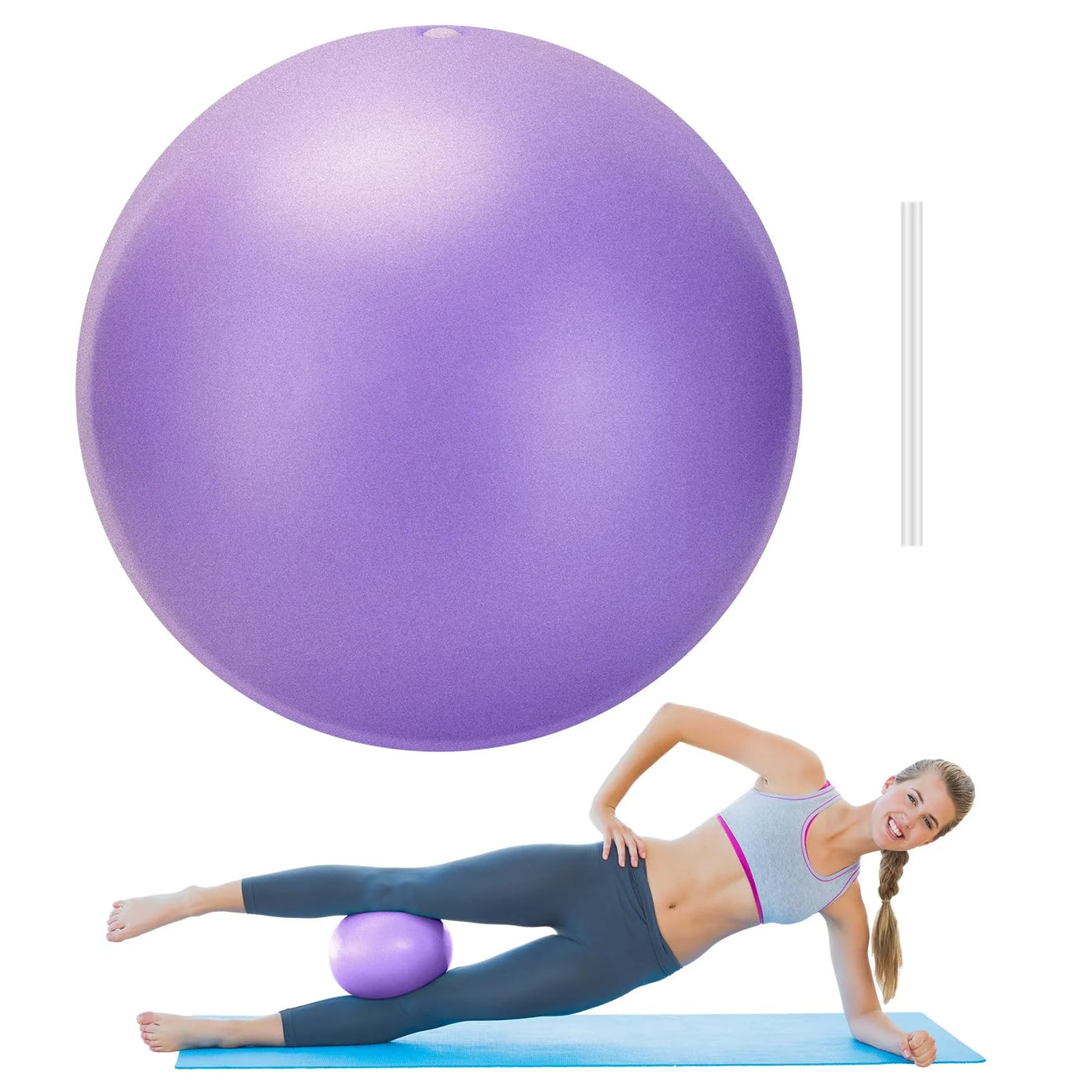 New 25cm Yoga Ball Exercise Gymnastic Fitness Pilates Ball Balance Exercise Gym Fitness Yoga Core Ball Indoor Training Equipment