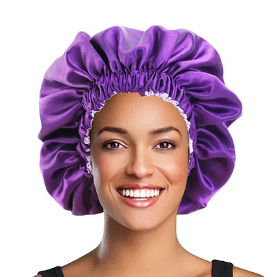Silk Hair Bonnet for Sleeping Satin Bonnet for Natural Hair Silk Hair Wrap Satin Bonnet Cap Night Sleep Hat Silk Turban
