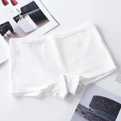 Women Boxers Underwear Cotton Ladies Safety Pants Female Seamless Underpants Solid Cozy Boyshorts sexy lingerie