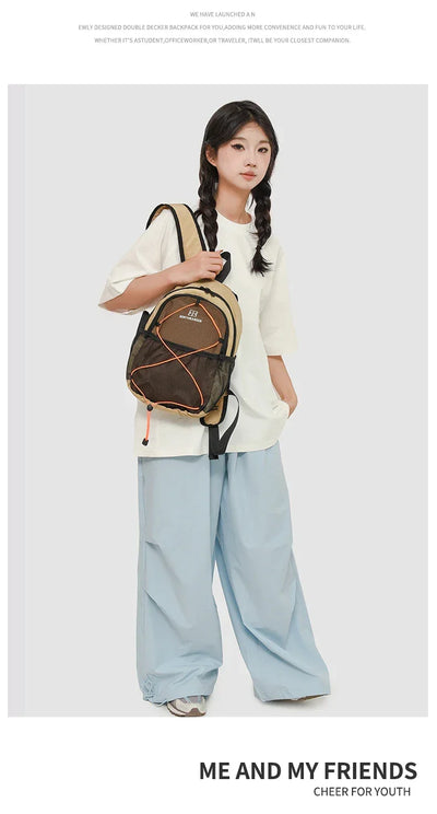 Outdoor leisure and sports backpacks. They are lightweight backpacks suitable for travel, cycling, hiking, and mountaineering, w