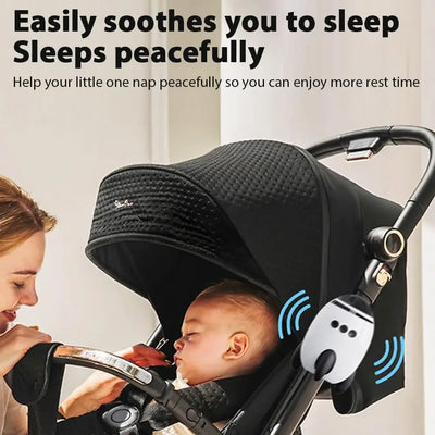 Baby Stroller Rocker accessories | Portable Automatic Infant Swing Sleep Soother with White Noise & Bluetooth