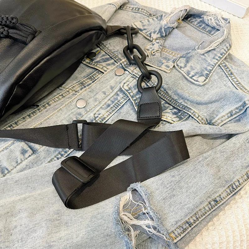 Designer Woman Waist Bag Quality Soft Leather Fanny Pack Purse Fashion Brand Ladies Belt Bag Luxury Shoulder Crossbody Chest Bag