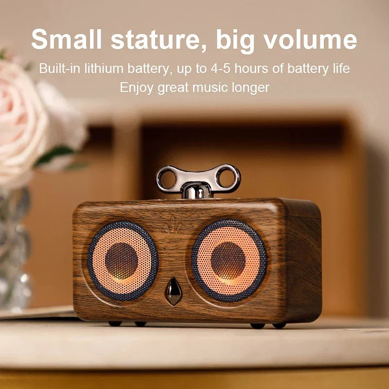 Bluetooth speaker, wireless, desktop, high-quality sound, low bass, volume, mini, outdoor, plug-and-play, retro, portable speake