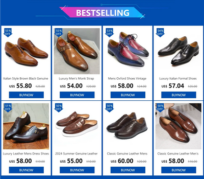 Luxury Brand Men's Oxford Shoes White Black Brown - Dress Office Wedding Formal Lace-Up Pointed Toe Leather Shoes