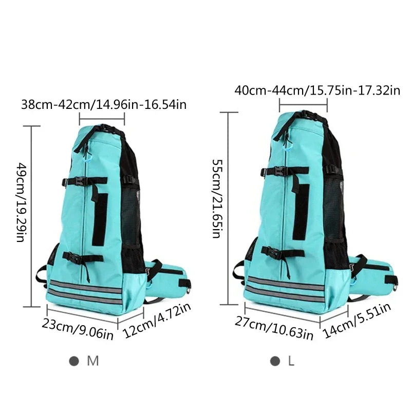 Pet for Carrier Backpack Hiking Camping for Medium Travel Bag Traveling Dogs Cats Puppies Walking Easy-Fit for