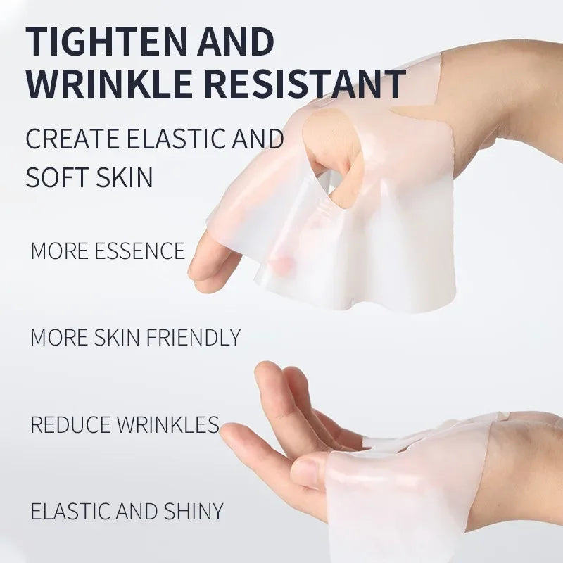 1/10PCs Bio Collagen Face Mask Shrink Pores Deep Hydrating Overnight Mask Moisturizing Refreshing Brightening Face Skin Care