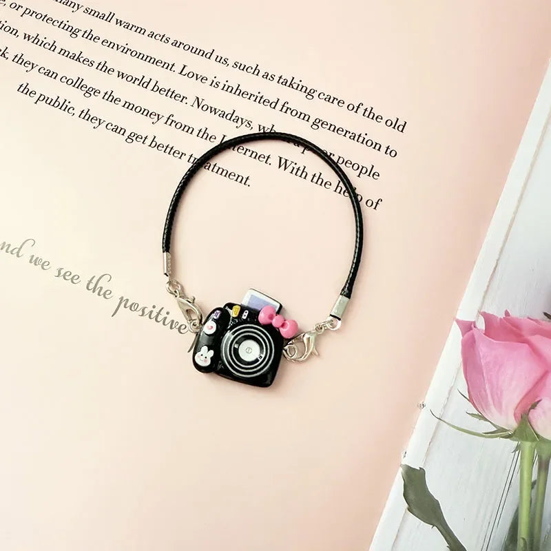 Labubu Accessories 17cm Labubu Pendant Camera Water Bottle Bag Accessories Cute Sitting Party Accessories