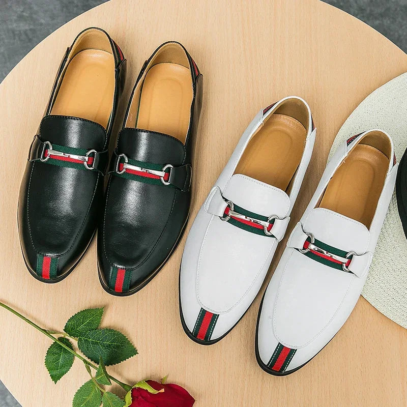 2024 high-end oversized men's Oxford shoes, breathable British wedding groom business soft sole casual shoes