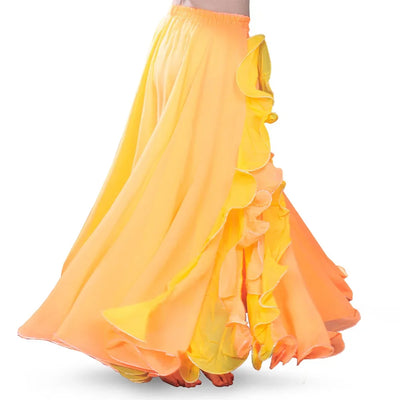 Belly Dance Skirt Undercover Practice Clothing for Women 2024 New Sexy Oriental Dance Half Body Beginner's Big Swing Skirt