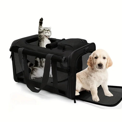 Pet Carrier for Large and Medium Cats Soft-Sided Pet Carrier for Big Medium Cats and Puppy Dog Carriers Cat Carriers