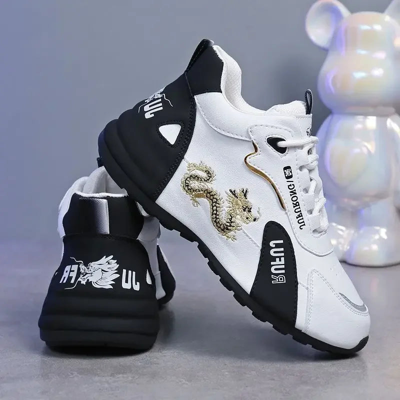 Women Designer Sneakers 2025 Summer Leather Waterproof Casual Sports Shoes Women Lightweight Breathable Non-slip Platform Shoes