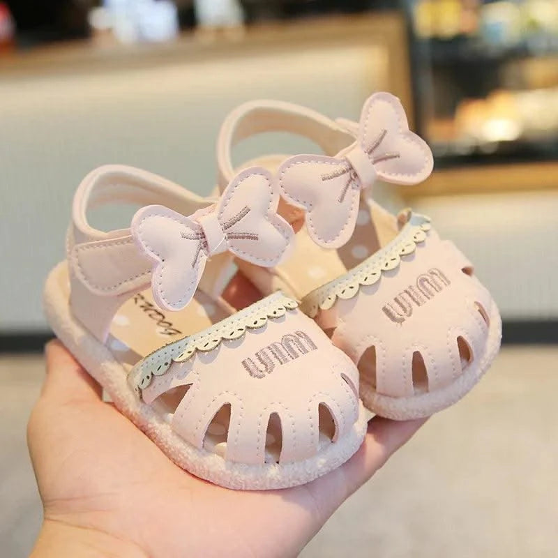 Children's  Bow Non-slip Sandals | Anti-Collision Baby Walking Shoes, Casual Shoes |Summer