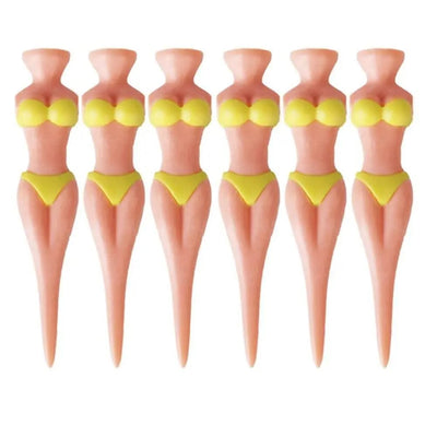 5 Pcs/Lot Women Ball Holder Lady Model Outdoor Golf Tees Golf Training Golf  Accessories Clubs Tee