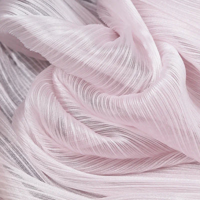 Bright Wrinkled Texture Organza Fabric for Wedding Decoration Background Yarn Floral Design Plastic Fabrics Cloth Diy Sewing