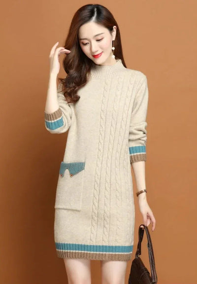 Woman Knitted Dress Bodycon Crochet Dresses for Women Cheap Casual Thic X Elegant Luxury Long Sleeve Aesthetic Sensual Sexy Xxl