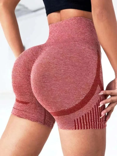 Women Yoga Shorts Women High Waist Workout Shorts Lift Butt Fitness Pants Sportswear Fitness Yoga Push Up Yoga Gym Running Short