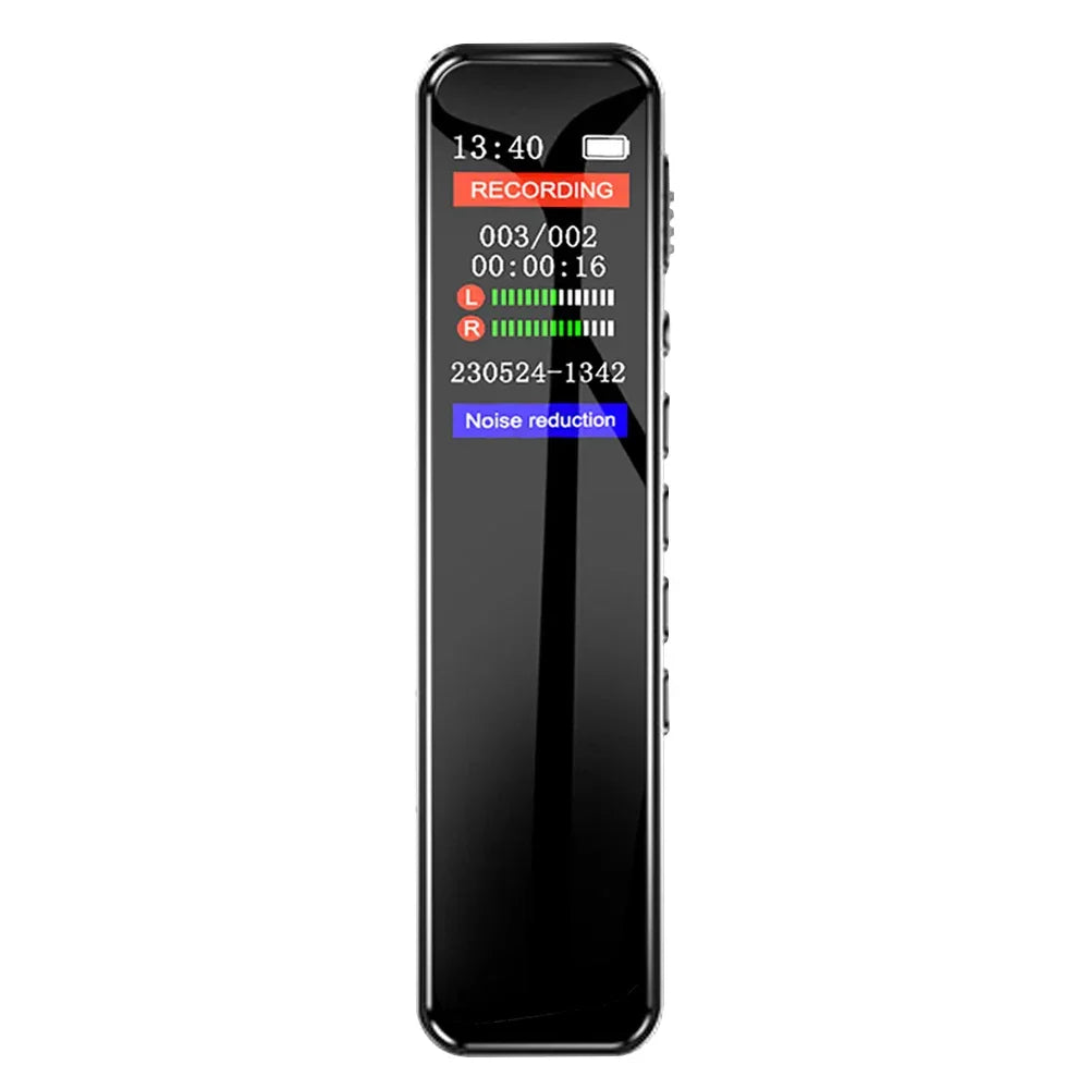 Digital Voice Recorder High-Quality Noise Reduction Record with Playback MP3 Music Player Activated Record 1536KBPS HD Recording