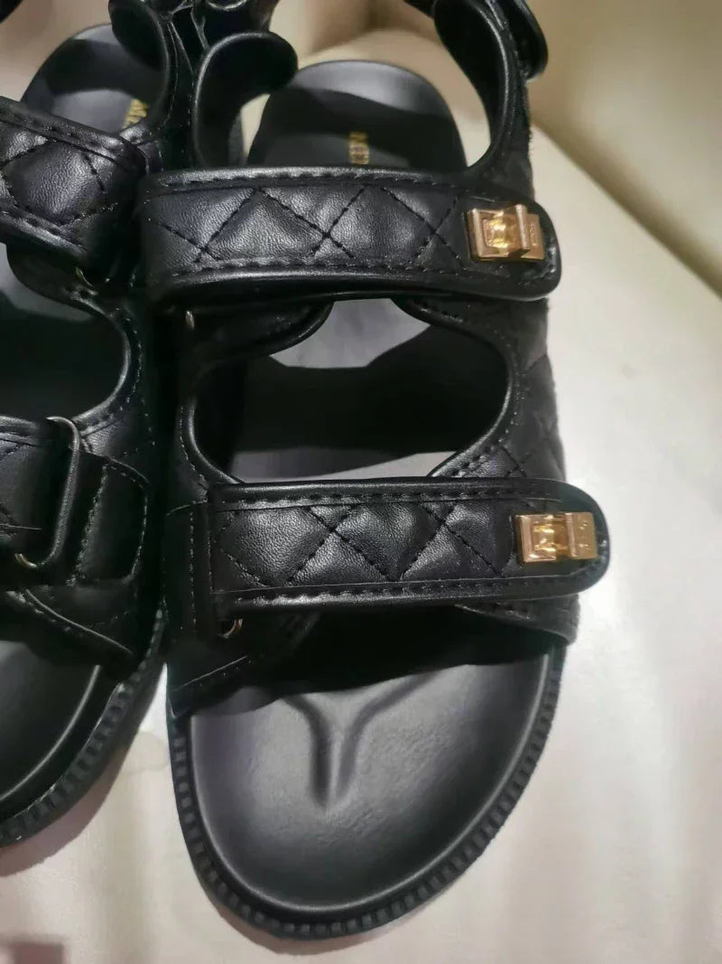 High Quality Platform Sandals Women Wide Strap Platform Open Toe Sandals for Women Female Flat Sandal Summer Ladies Shoes